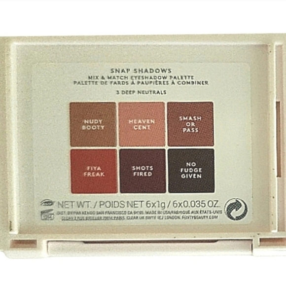 Fenty Beauty Snap Shadow Palette #3 Deep Neutrals NWOT - Picture 7 of 8